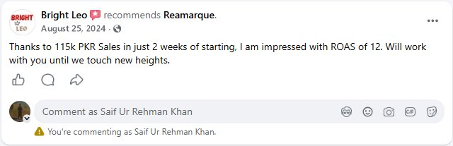 Bright Leo Facebook review for Quarred